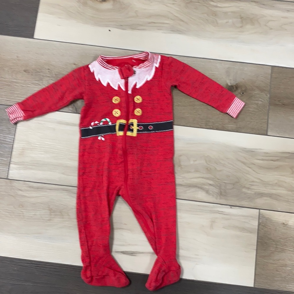 PL Sleep Infant’s Santa Onesie, Size 9M